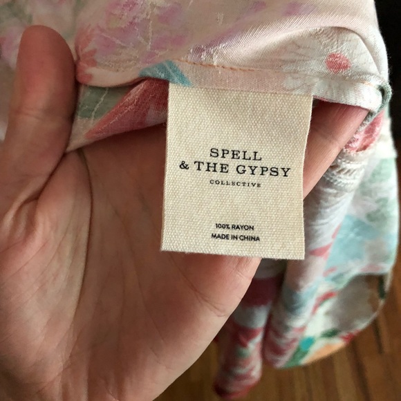 SOLD Spell Delilah Maxi Kimono OS - Picture 8 of 8